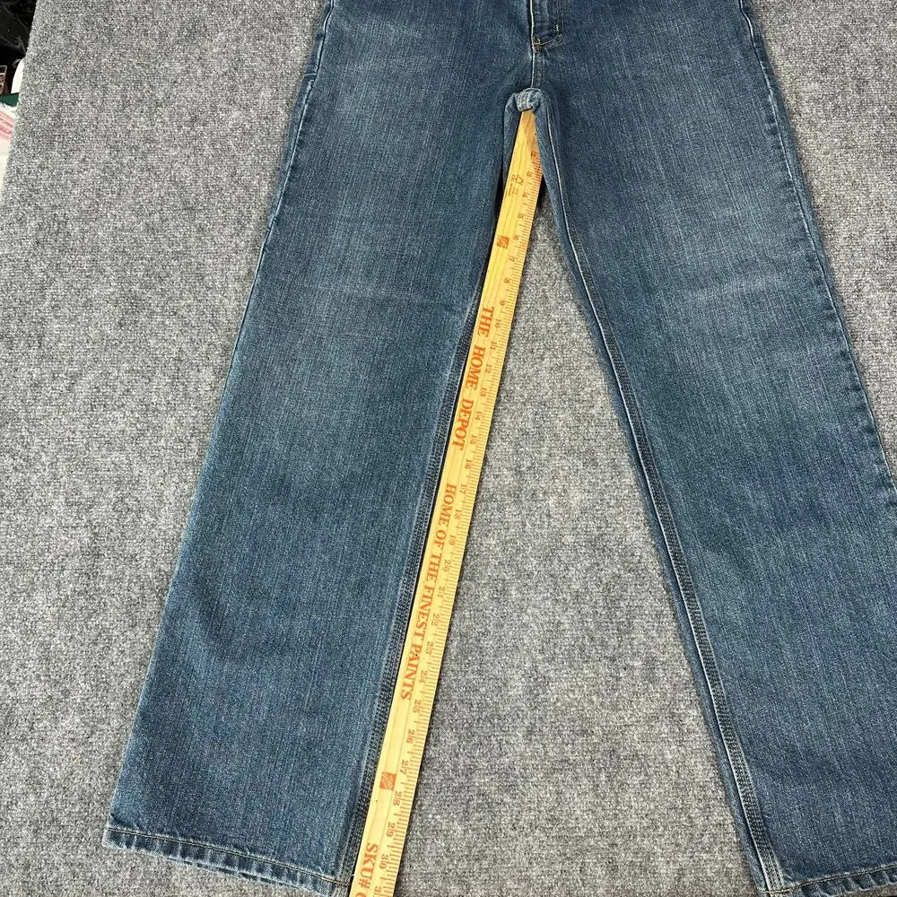 Carhartt B17 Mens 31x32 Relaxed Fit Blue Denim Jeans Workwear Straight Leg USA